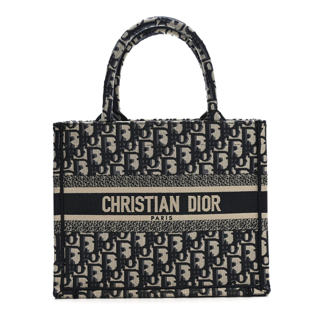 Oblique Small Book Tote Blue Multicolor