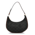 Triomphe Canvas Calfskin Ava Shoulder Bag Tan