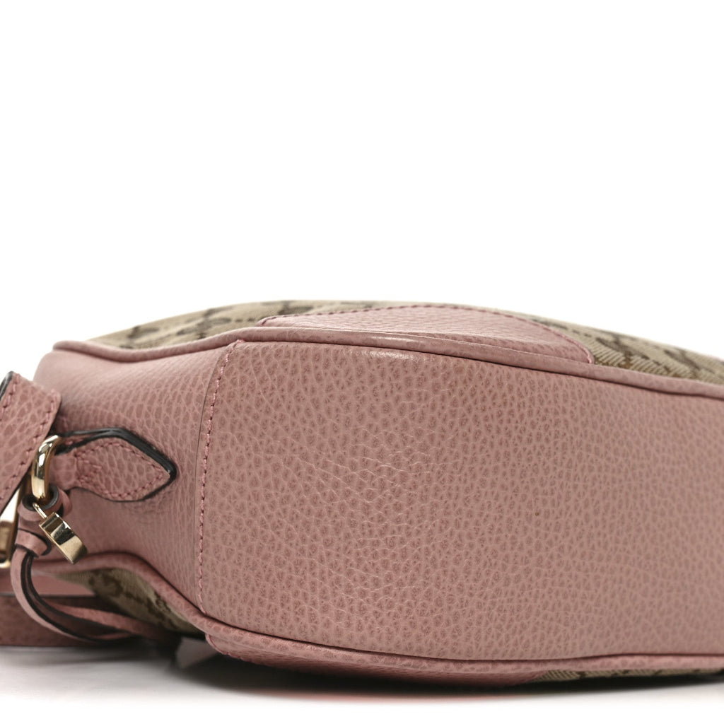 Monogram Mini Bree Messenger Bag Beige Soft Pink