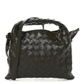 Calfskin Intrecciato Mini Hop Khaki