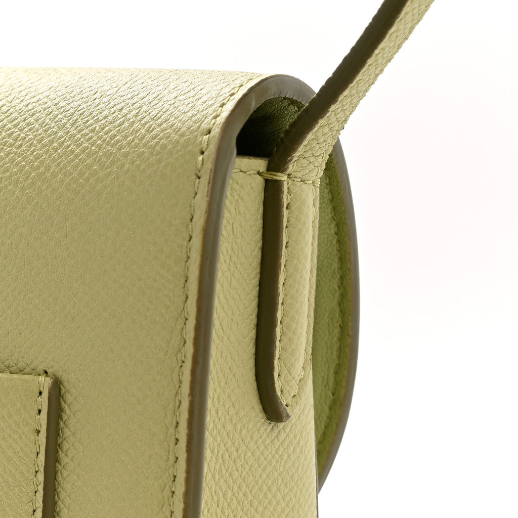 Baby Grained Calfskin Small Trotteur  Jade