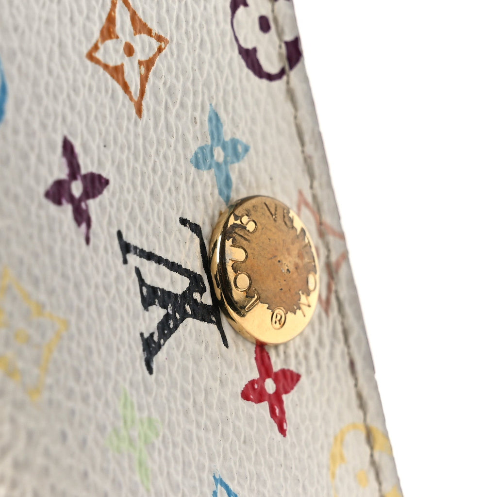 Monogram Multicolor Multicles 4 Key Holder White