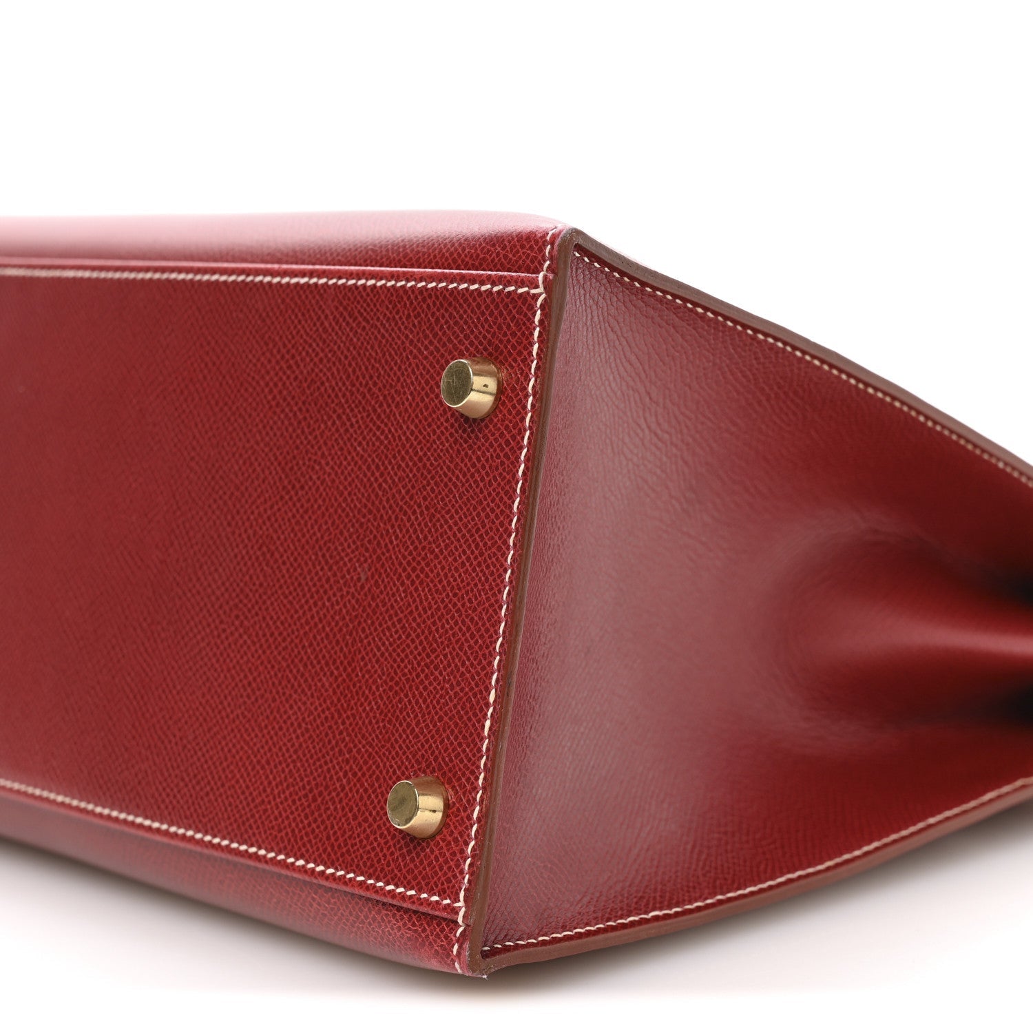 Veau Grain Lisse Kelly Sellier 35 Rouge Vif