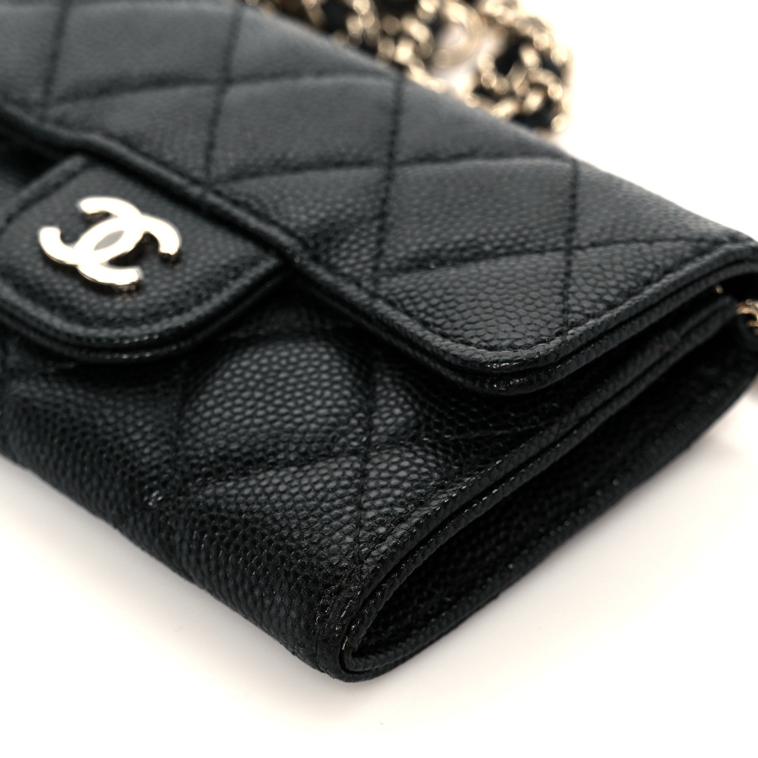 Caviar Quilted Belt Bag Black