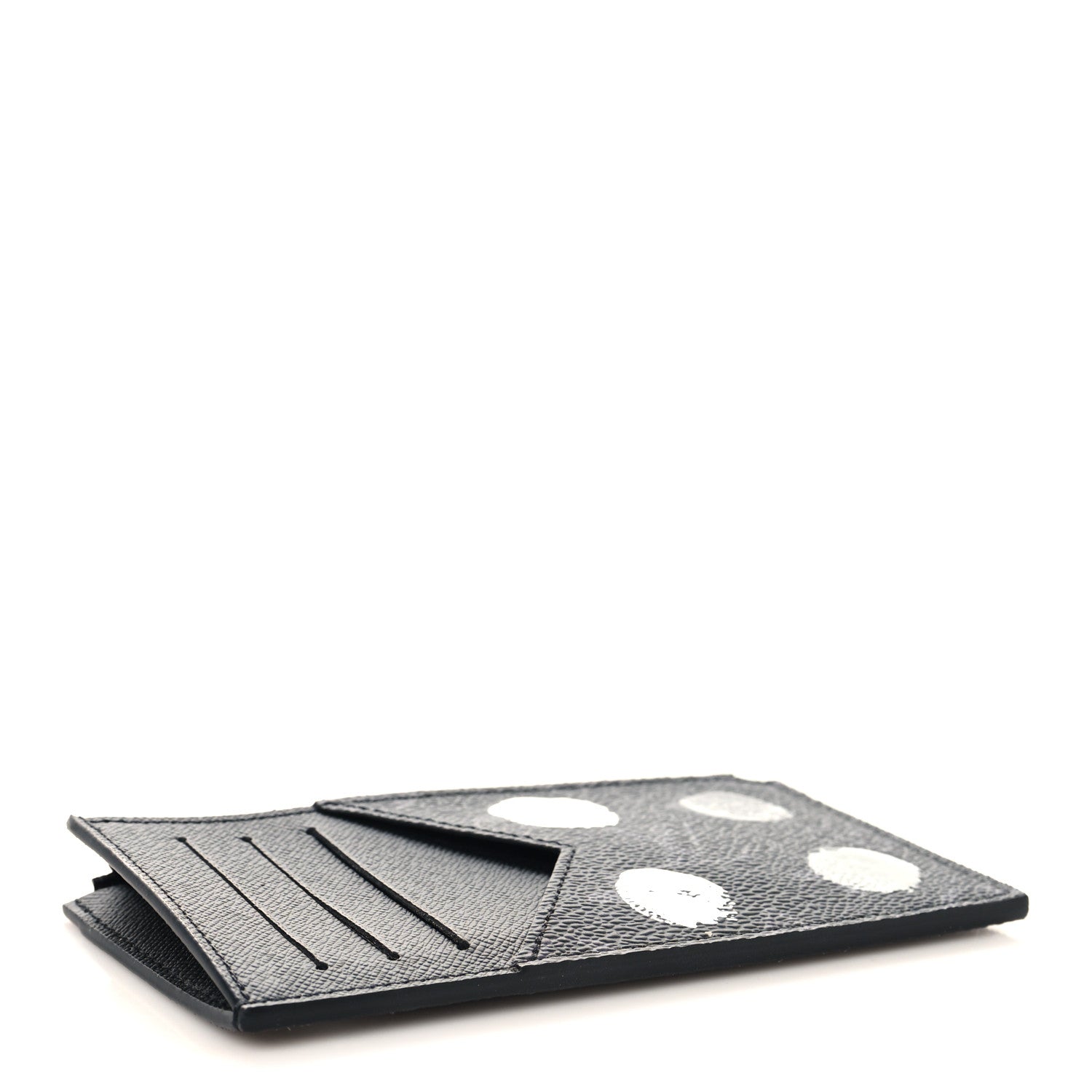 LV X YK Monogram Eclipse Taiga Coin  Holder