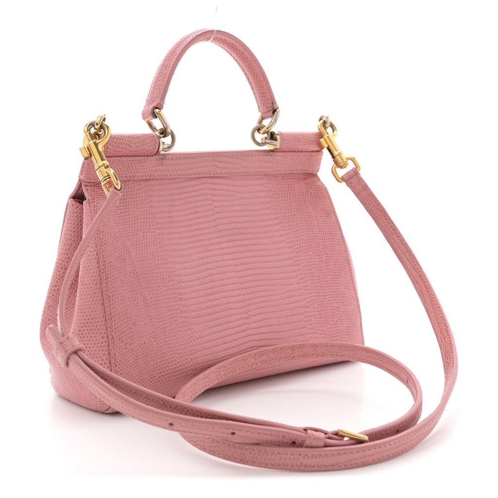 Stampa Iguana Crystal Small Miss Sicily Satchel Candy