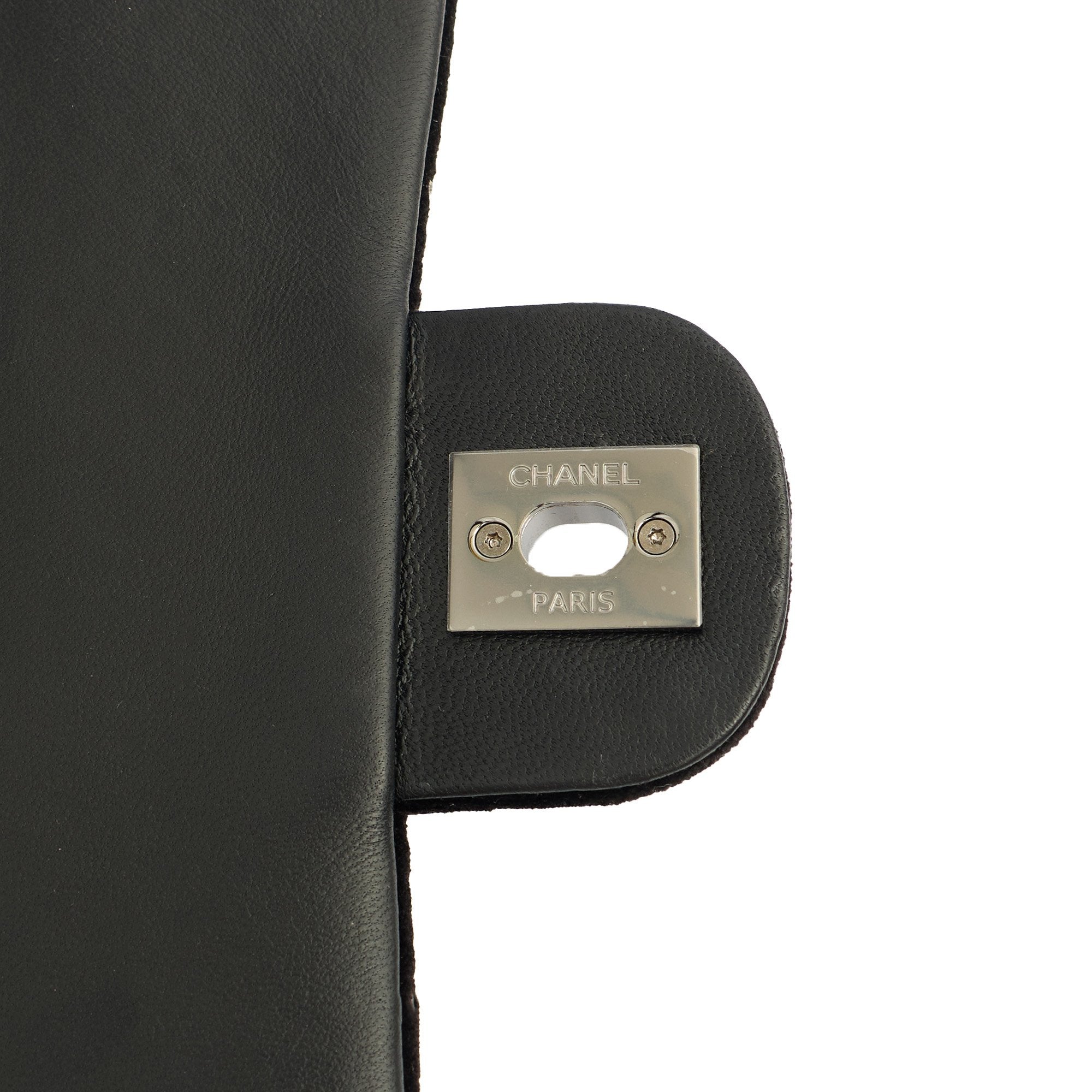 Chanel Shoulder Bag Flap Bag in Black, Velvet