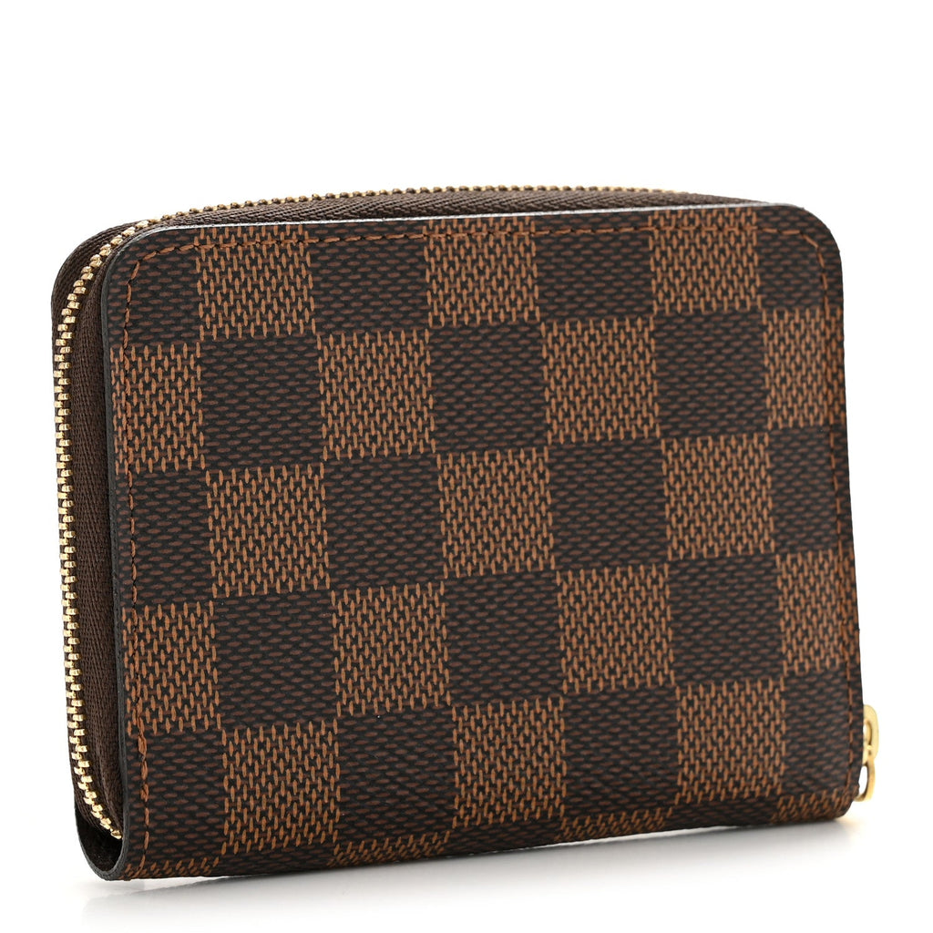 Damier Ebene Zippy Coin Purse