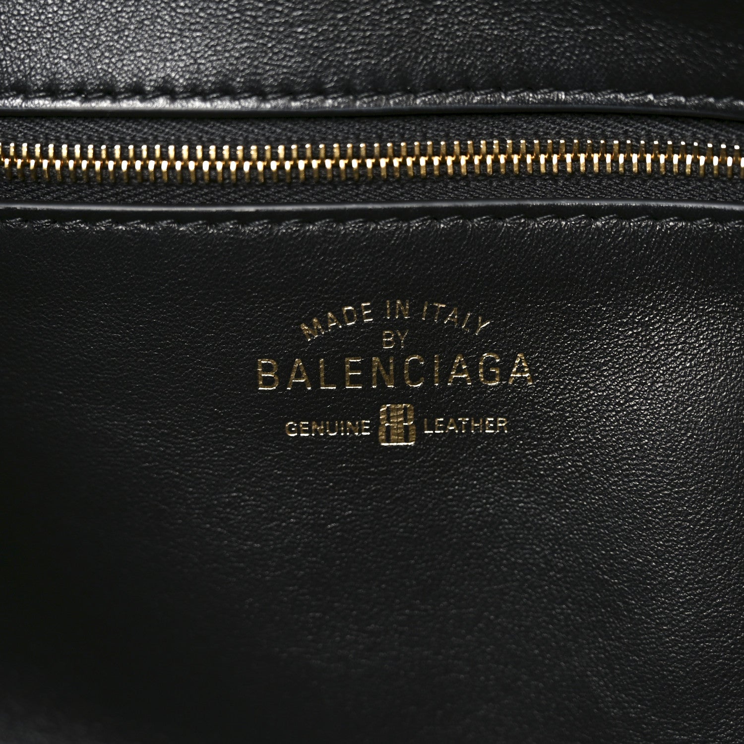 Grained Calfskin Medium Carrie Bowling Bag Black