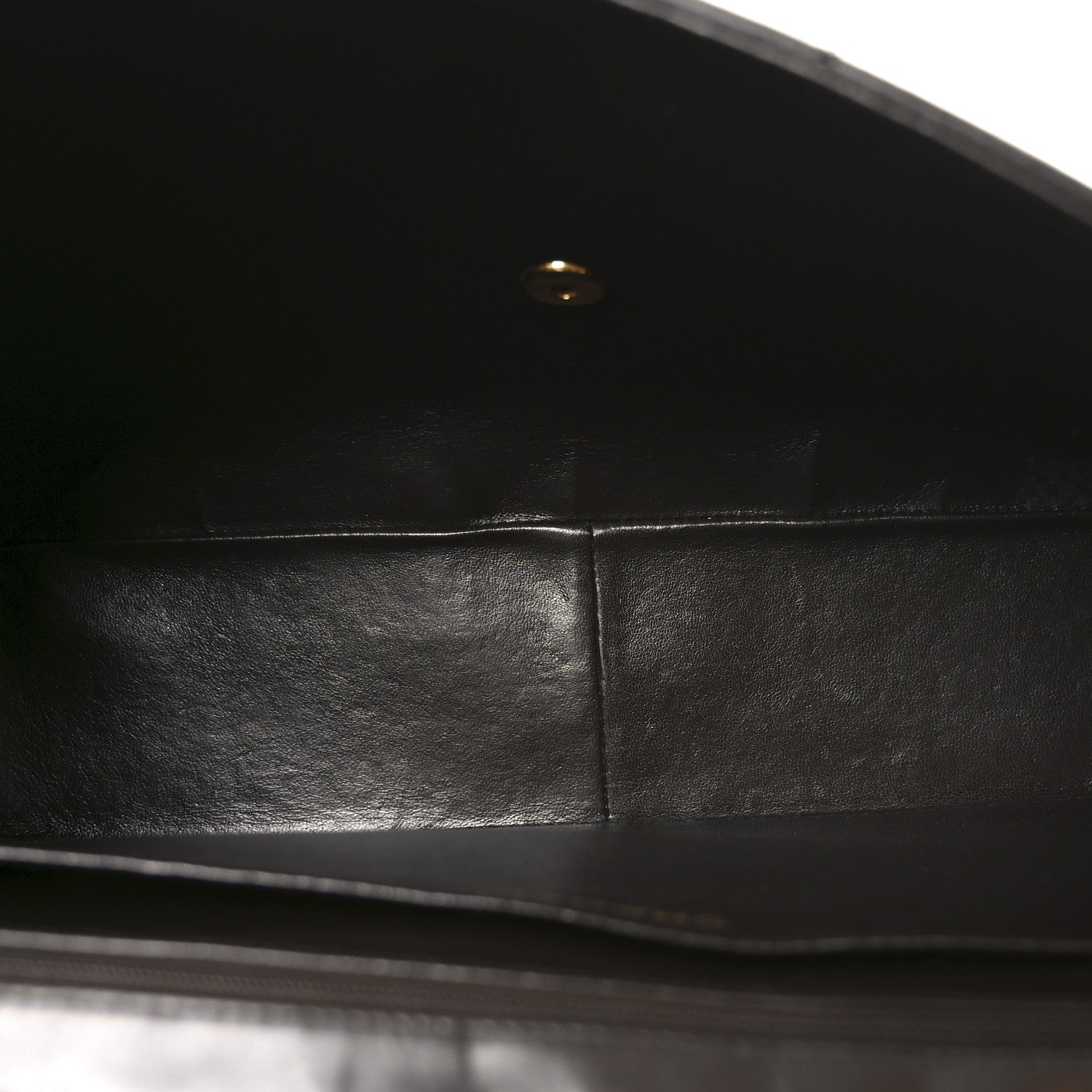 Lambskin Quilted CC Maxi Jumbo Single Flap Brown