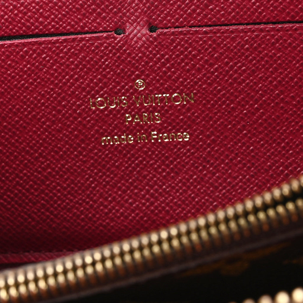 Monogram Clemence Wallet Fuchsia