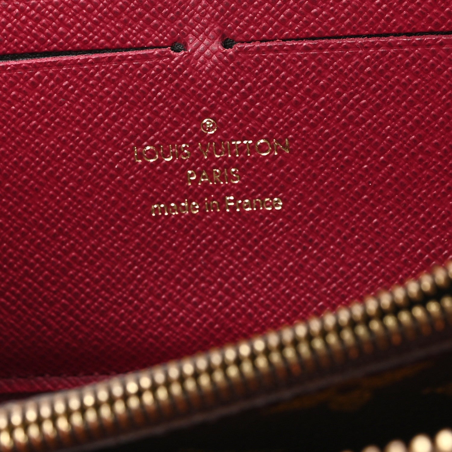 Monogram Clemence Wallet Fuchsia