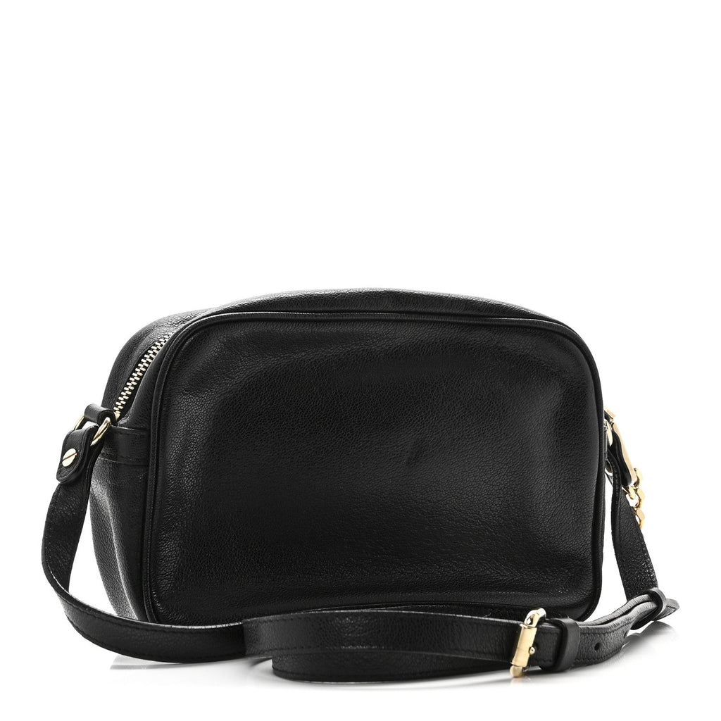 Calfskin Palazzo Camera Bag Black