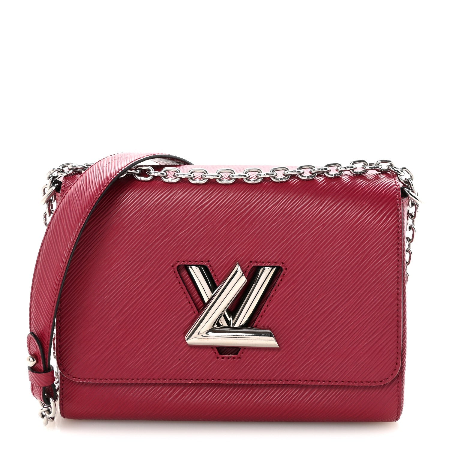 Epi Twist Shoulder Bag MM Fuchsia