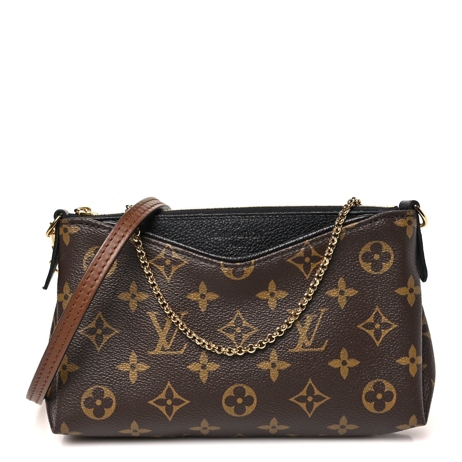 Monogram Pallas Clutch Black