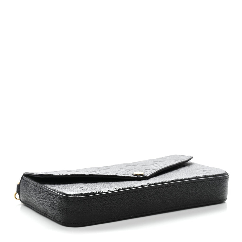 Empreinte Pochette Felicie Chain Wallet Black