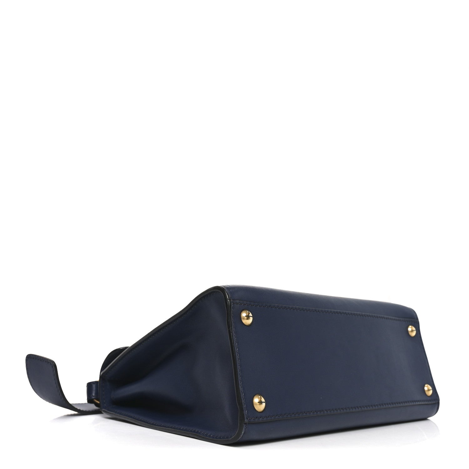 Calfskin Dioraddict Top Handle Navy Blue