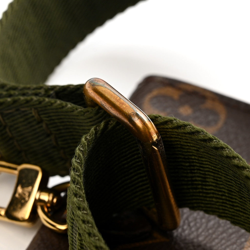 Monogram Felicie Strap & Go Kaki