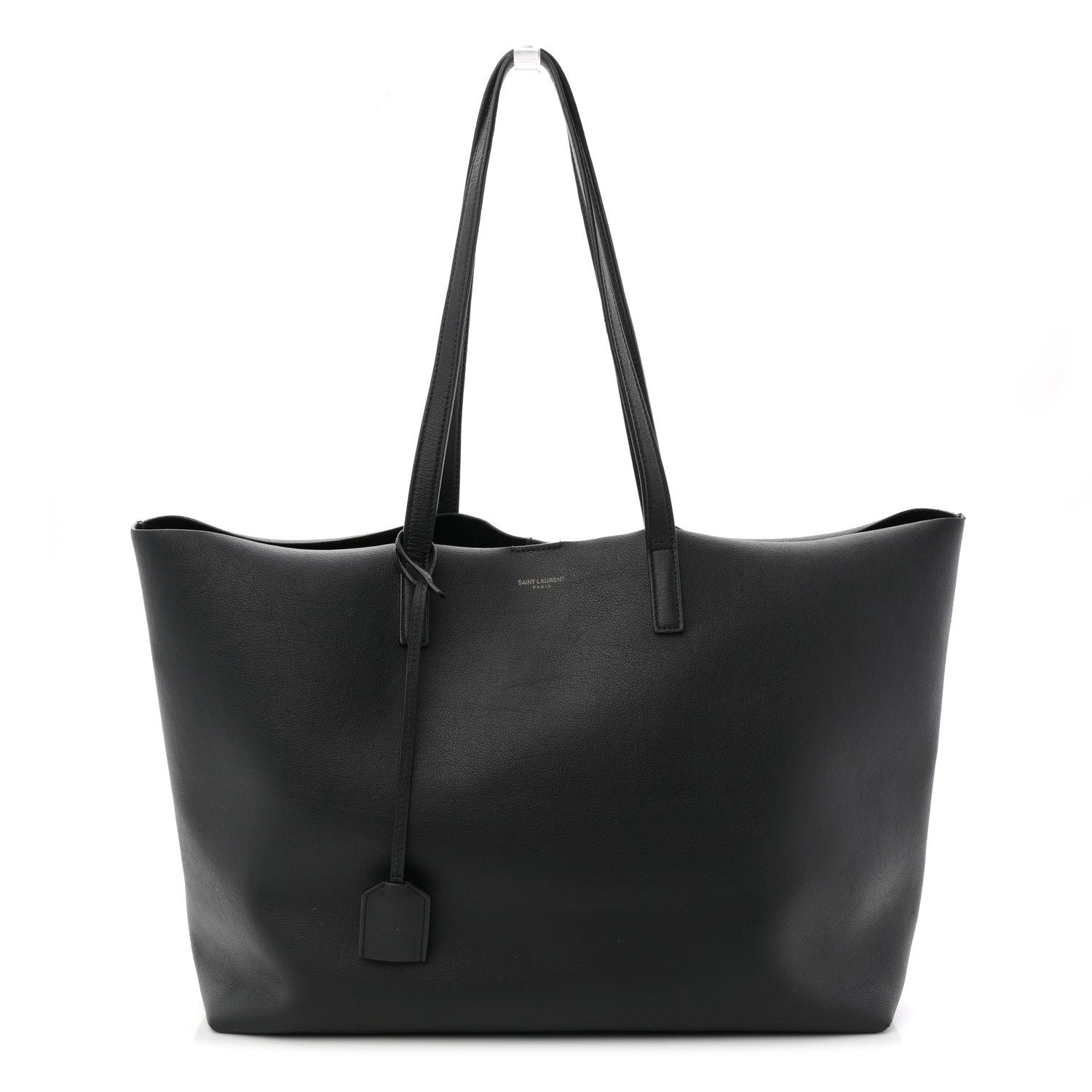 Calfskin Large Shopping Tote Black