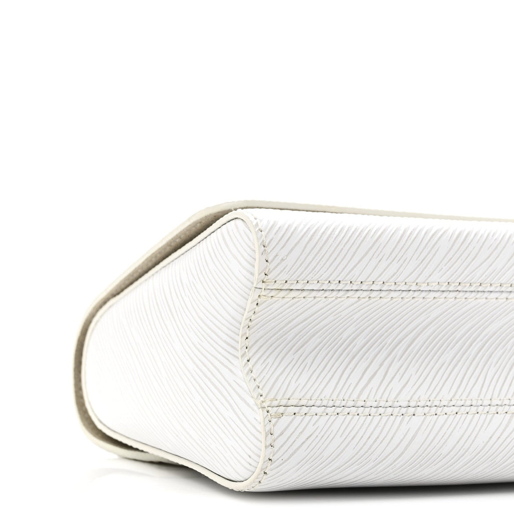 Epi Twist Shoulder Bag PM Matte White