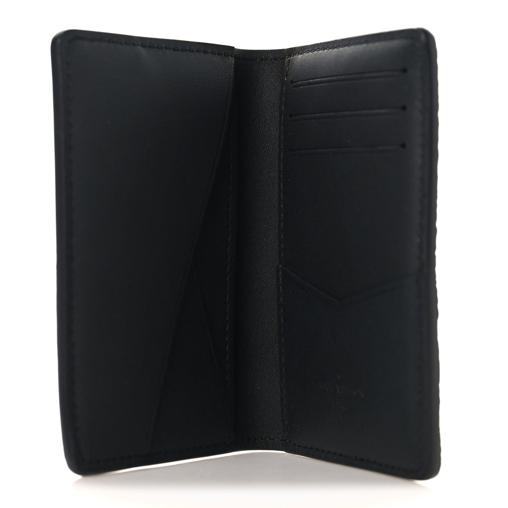 Taurillon Monogram Pocket Organizer NM Lime