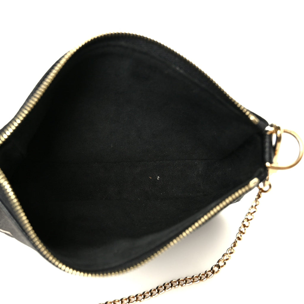 Empreinte Monogram Giant Mini Pochette Accessories Black