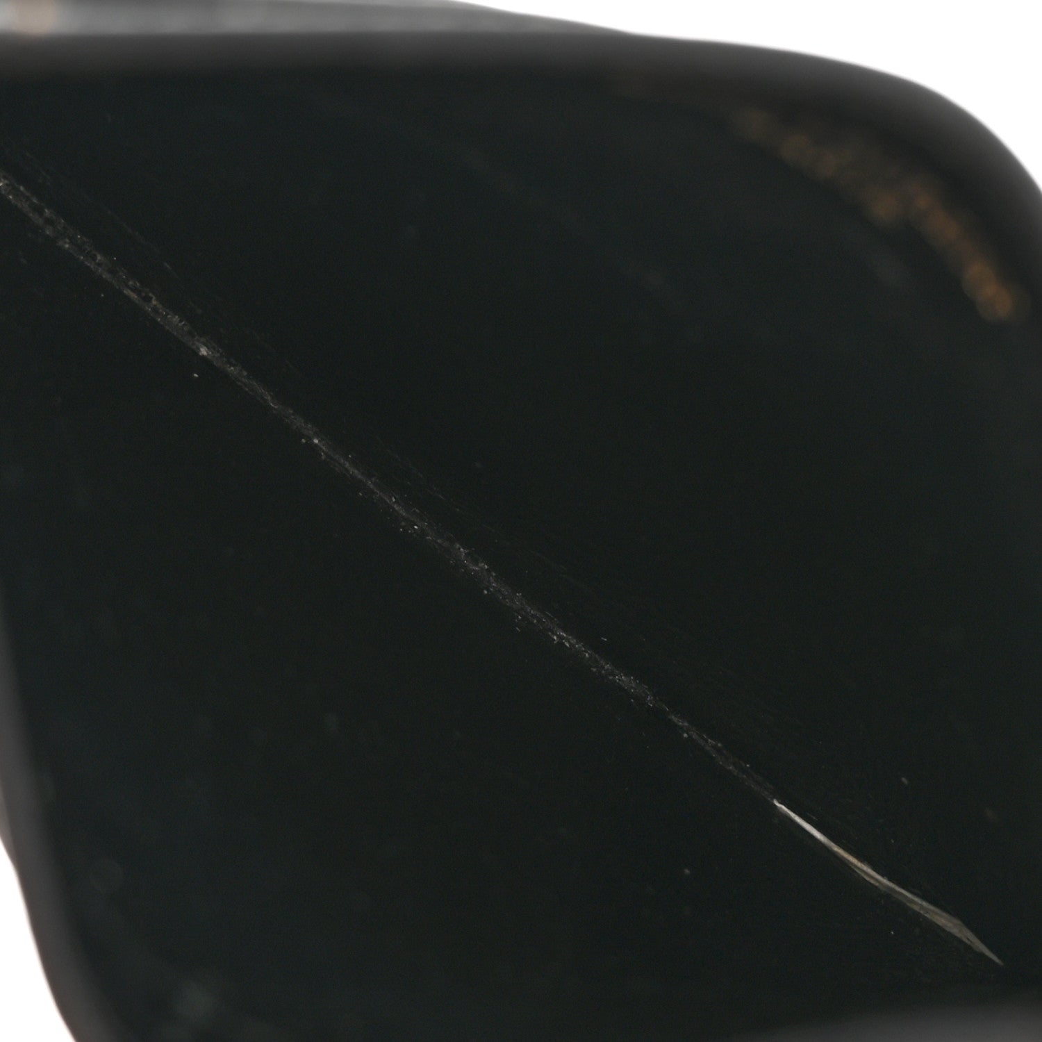 Grain De Poudre Matelasse Chevron Monogram Credit  Case Black