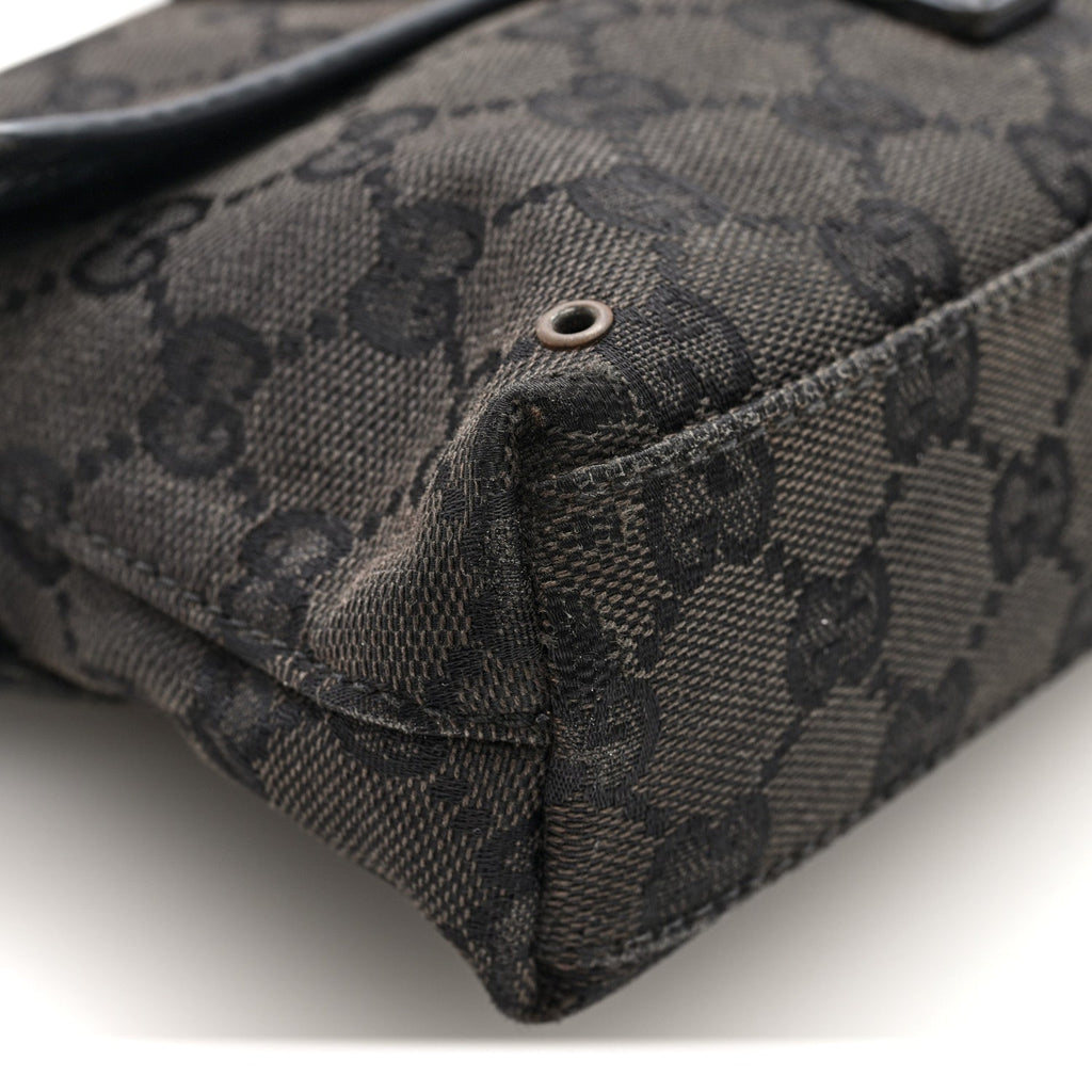 GG Monogram Web Flight Belt Bag Black