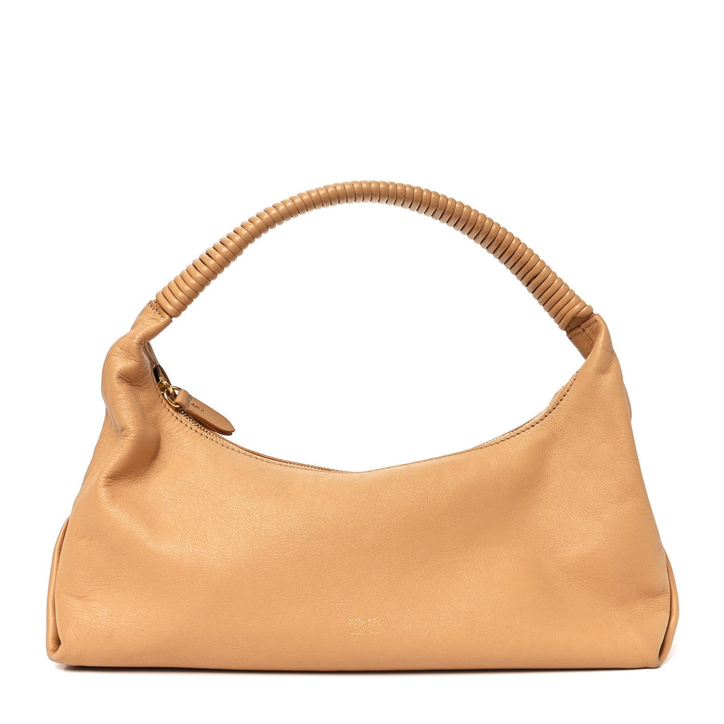 Calfskin Remi Hobo Tan