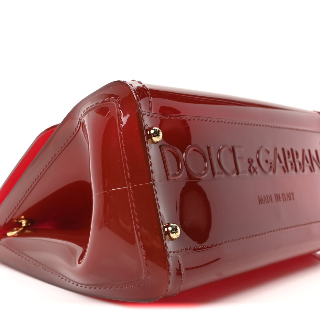 PVC Miss Sicily Satchel Red