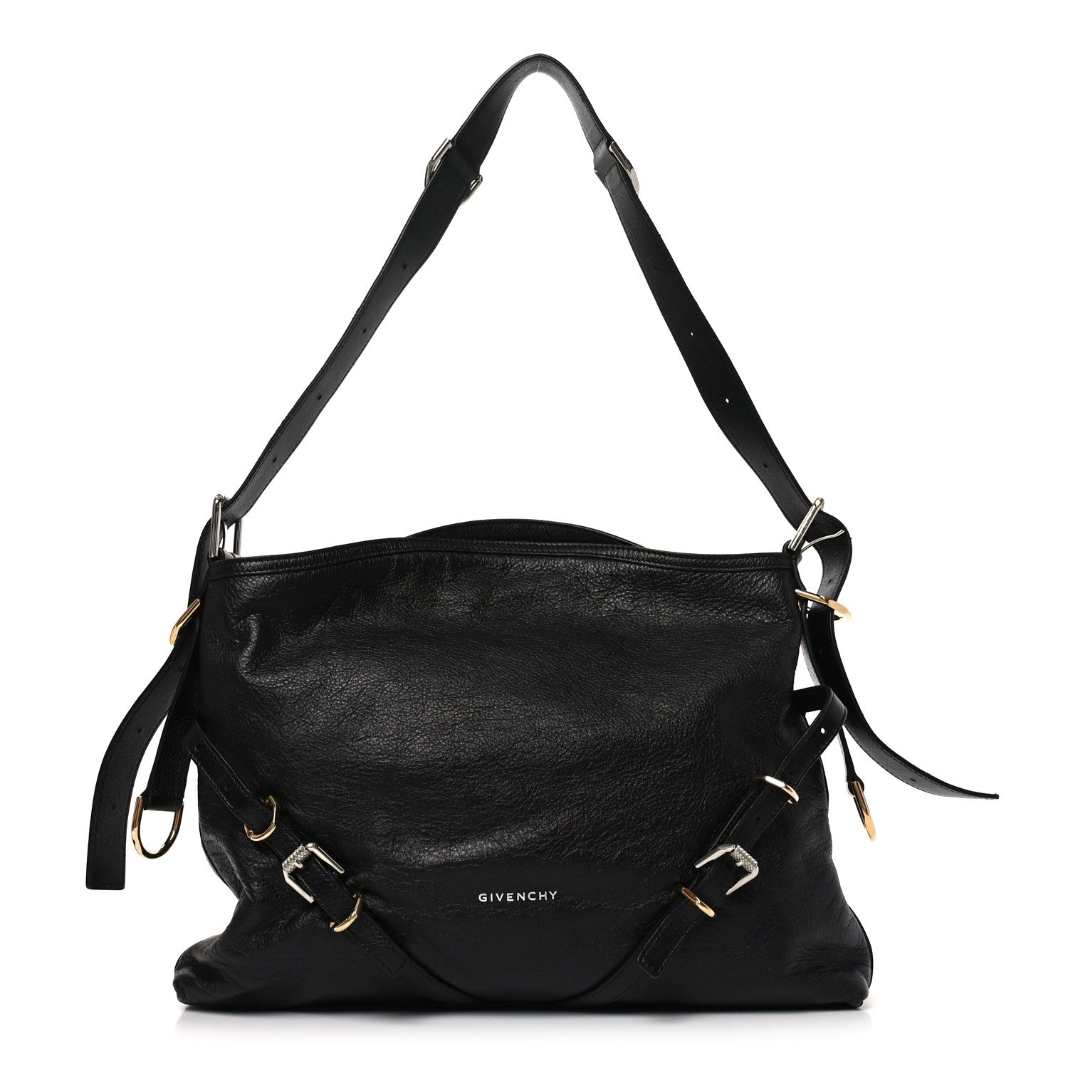 Calfskin Medium Voyou Bag Black