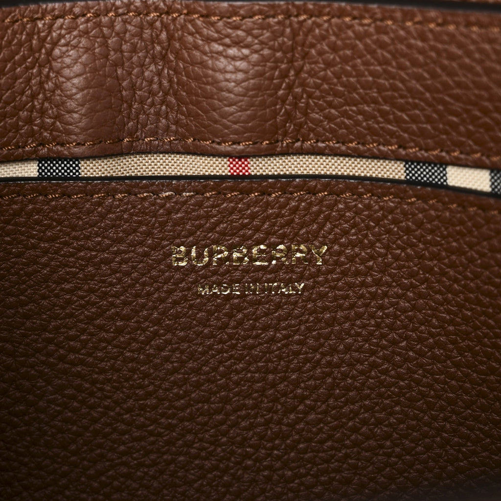 Calfskin Vintage Check Note Crossbody Bag Tan