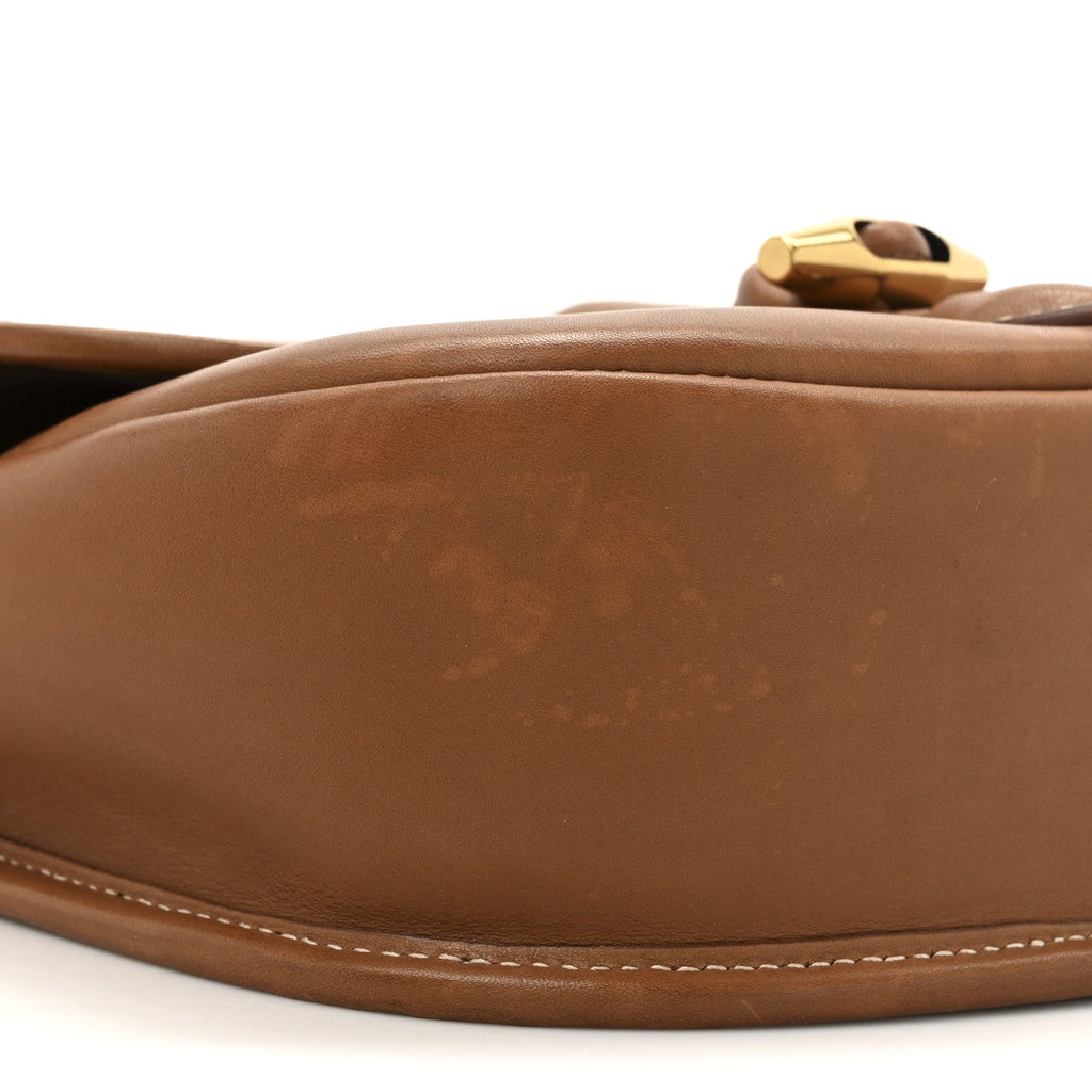 Vegetable Tanned Calfskin Le Caban Satchel Bag Brick