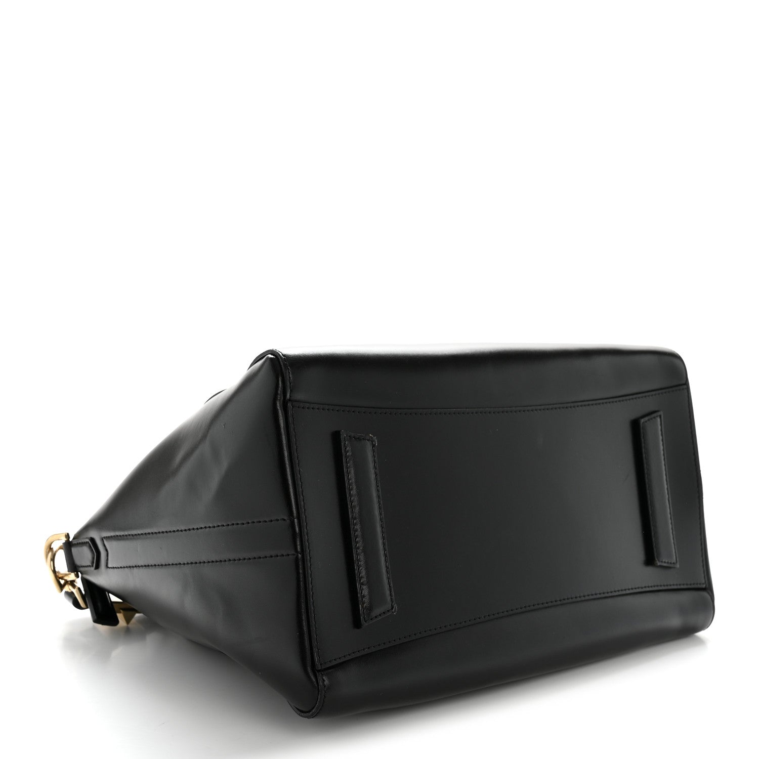 Shiny Lord Calfskin Medium Antigona Black
