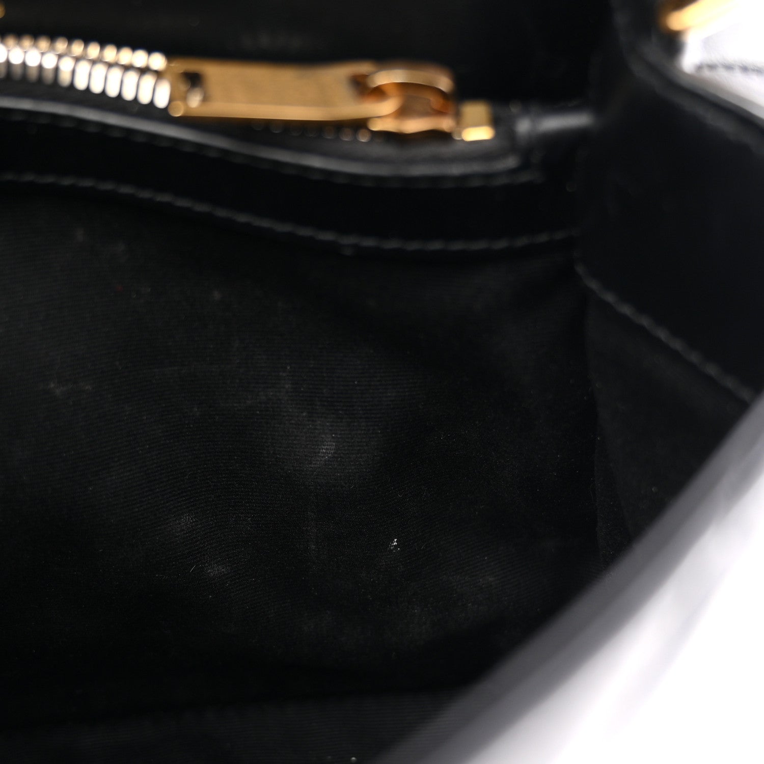 Calfskin Y Quilted Monogram Small Loulou Chain Satchel Black
