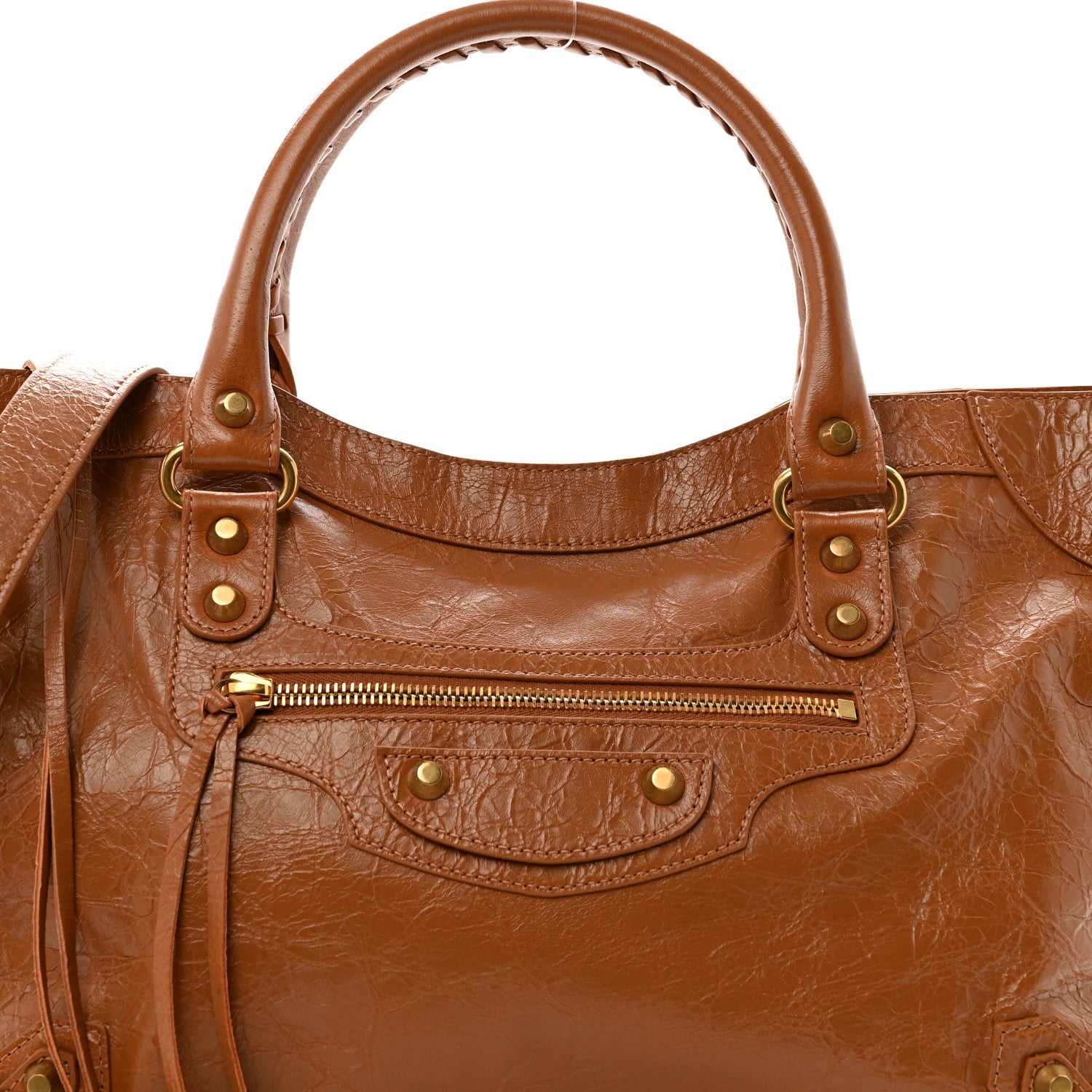 Agneau Arena Gold Hardware Medium Le City Camel