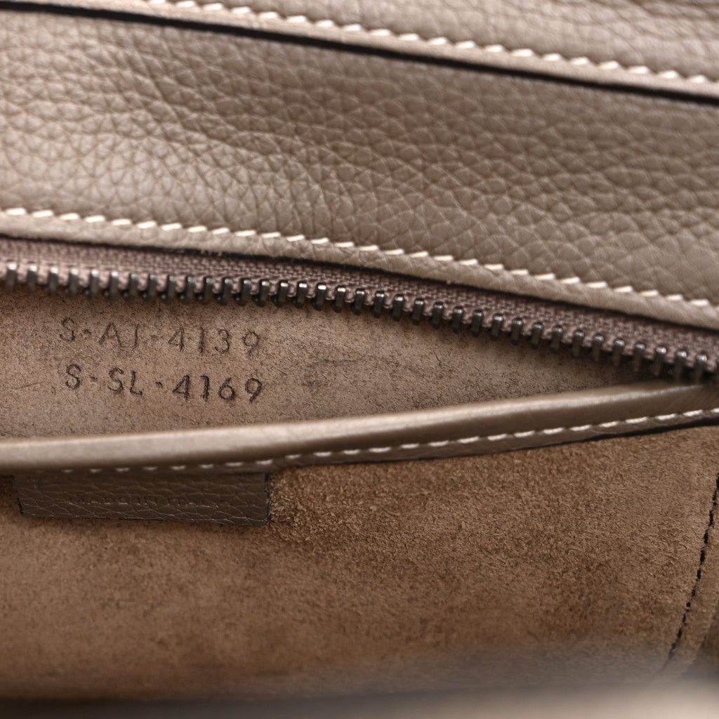 Drummed Calfskin Nano Luggage Souris