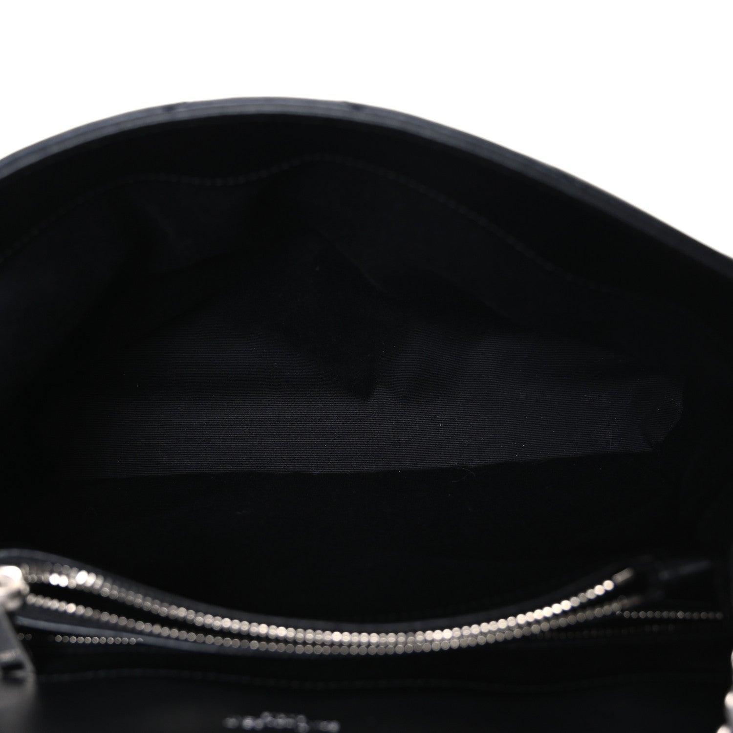 Calfskin Y Quilted Monogram Medium Loulou Chain Satchel Black