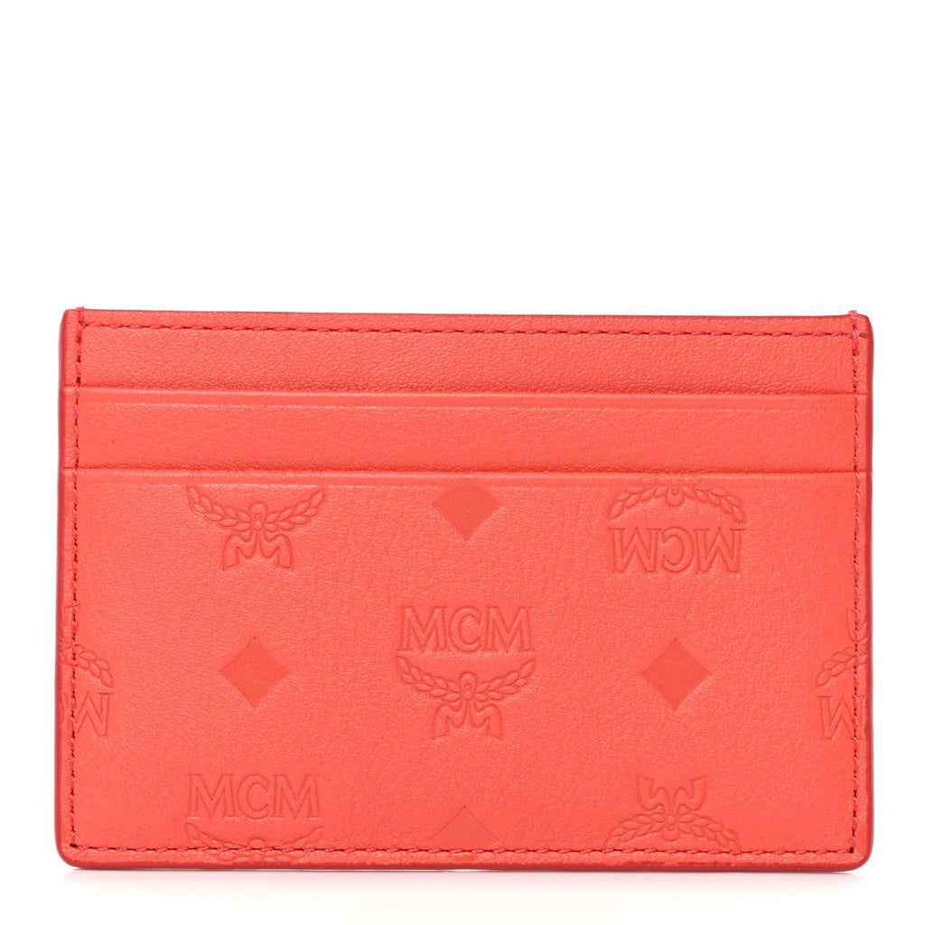 Calfskin Ottomar Monogram  Case Hot Coral