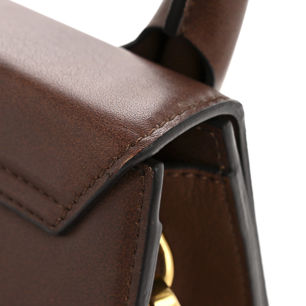 Smooth Calfskin Le Grand Chiquito Dark Brown