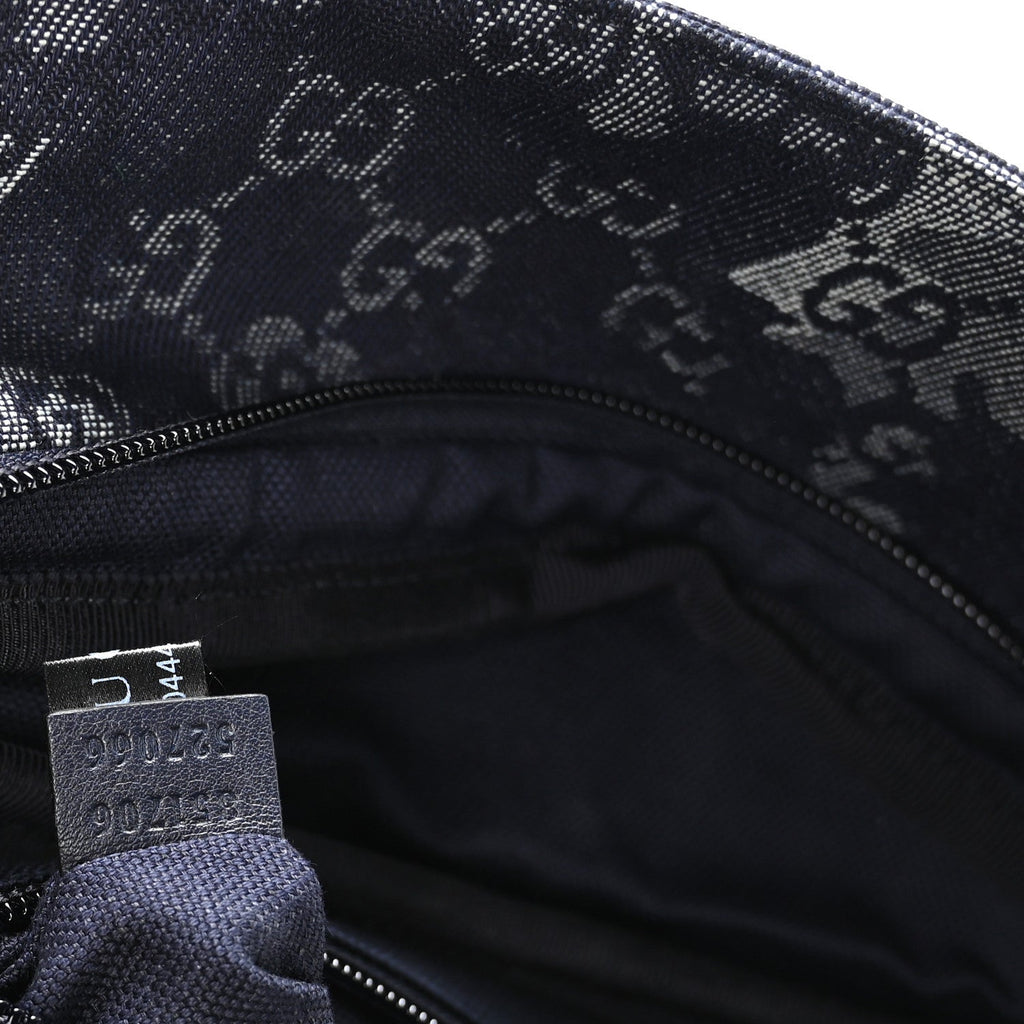 Denim GG Monogram Camouflage Belt Bag Blue