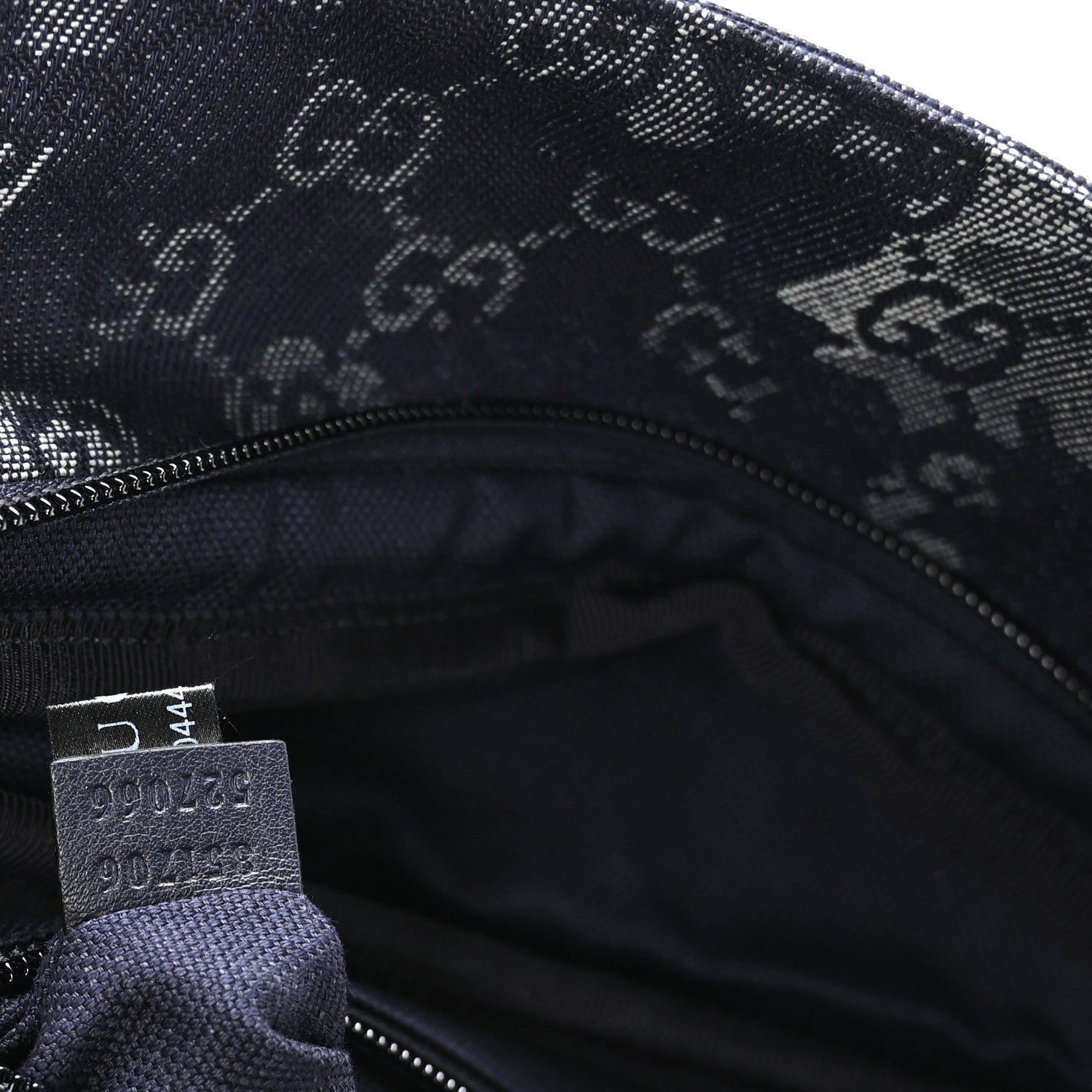 Denim GG Monogram Camouflage Belt Bag Blue