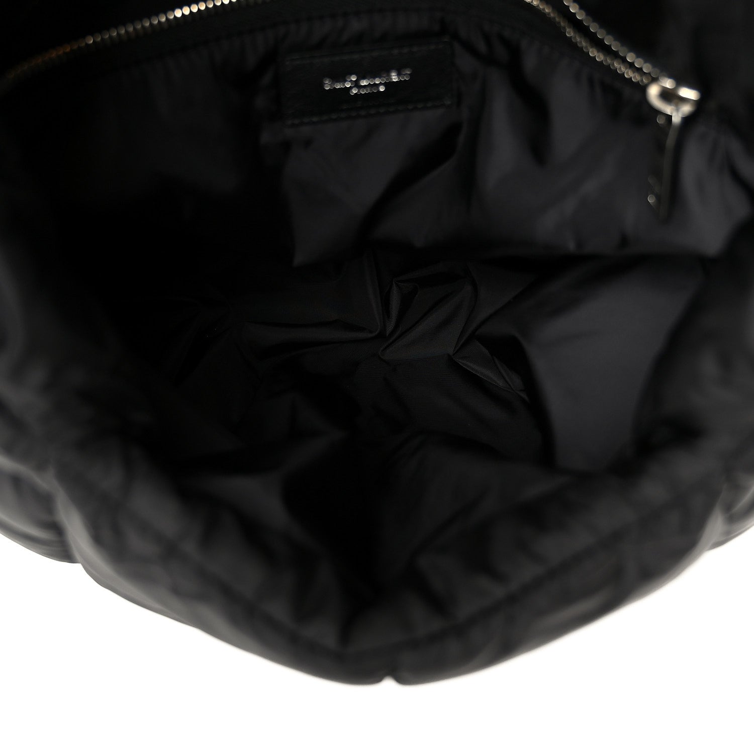 Econyl Nylon Lou Puffer Messenger Black