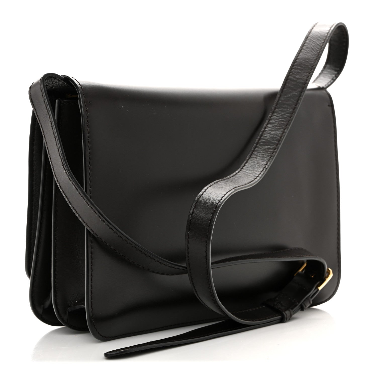 Calfskin Medium TB Bag Coffee