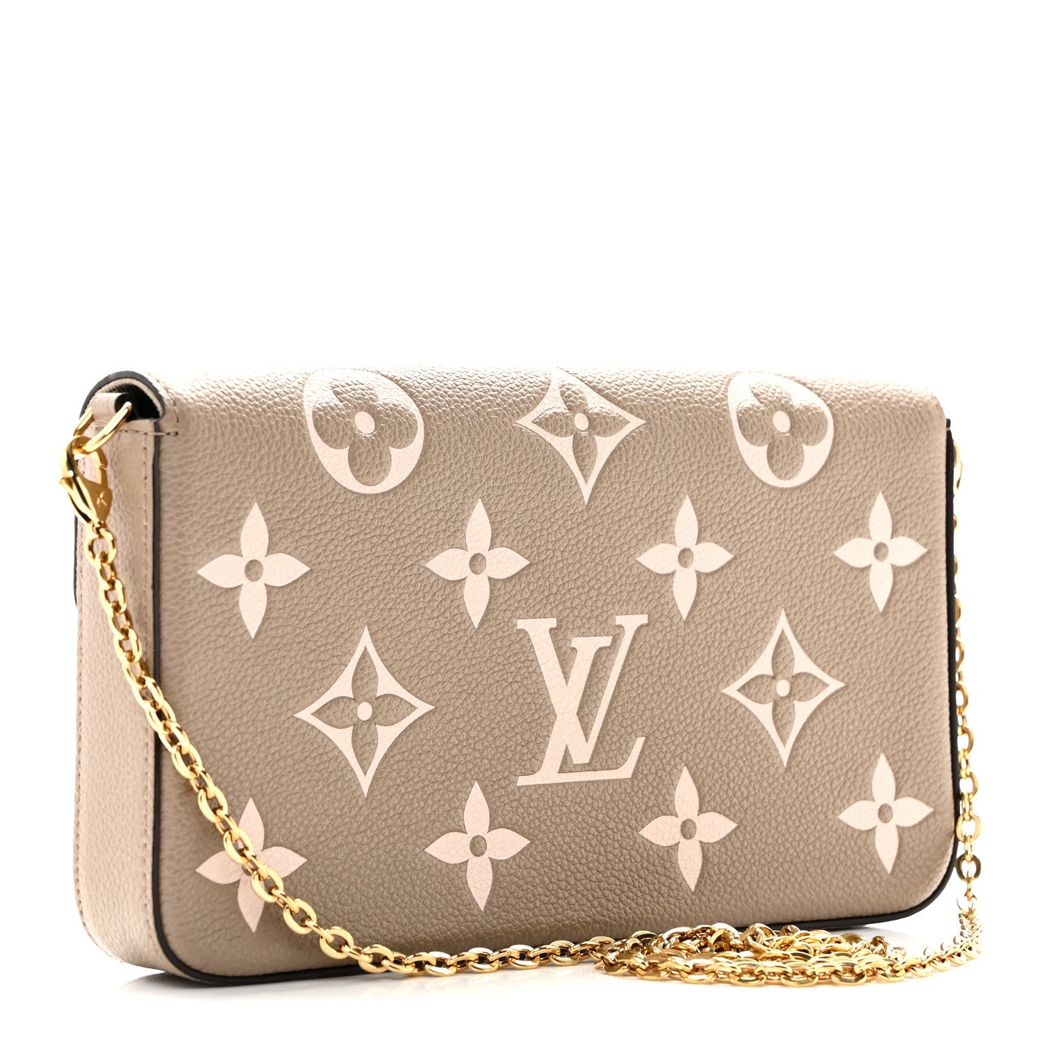 Empreinte Monogram Giant Felicie Pochette Tourterelle Creme