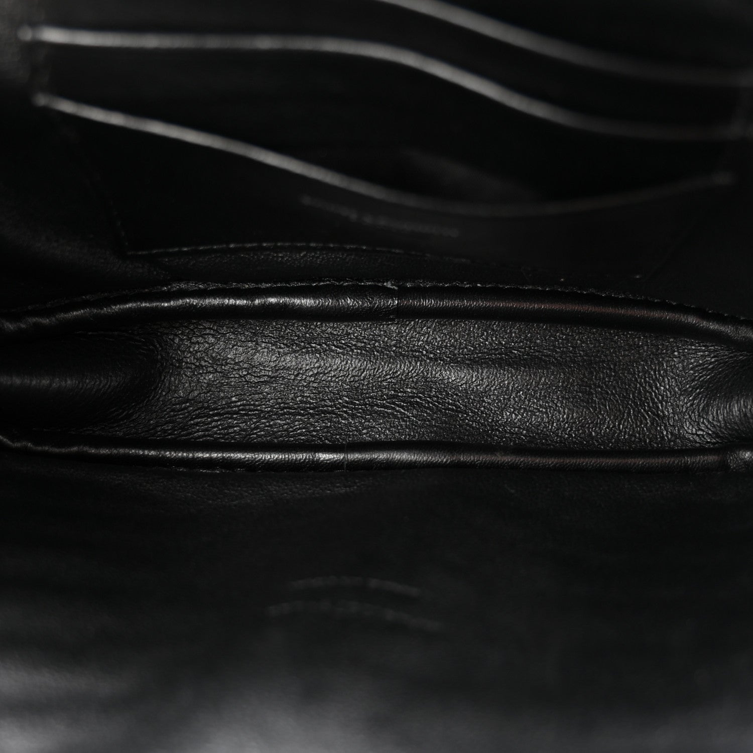 Grain De Poudre Matelasse Monogram Mini Lou Camera Bag Black