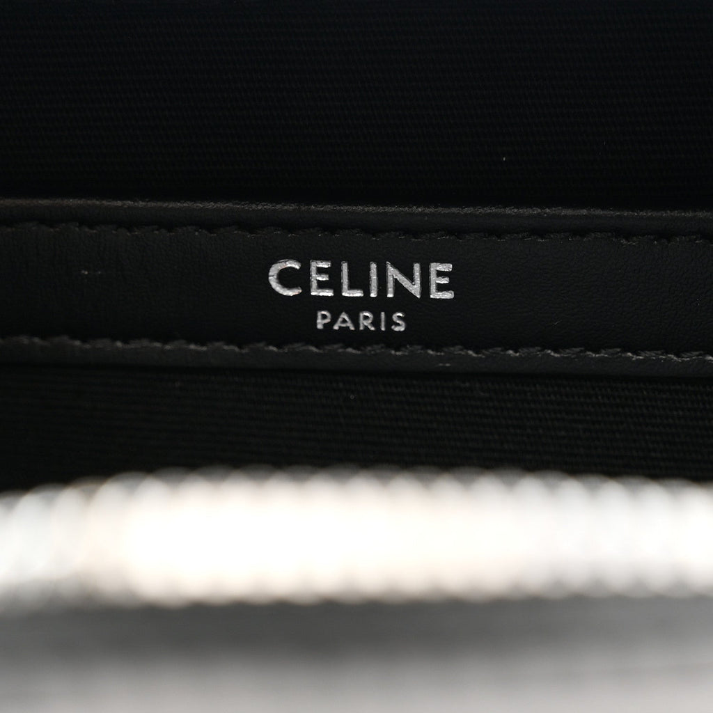 Triomphe Canvas Top Handle Messenger Box Black
