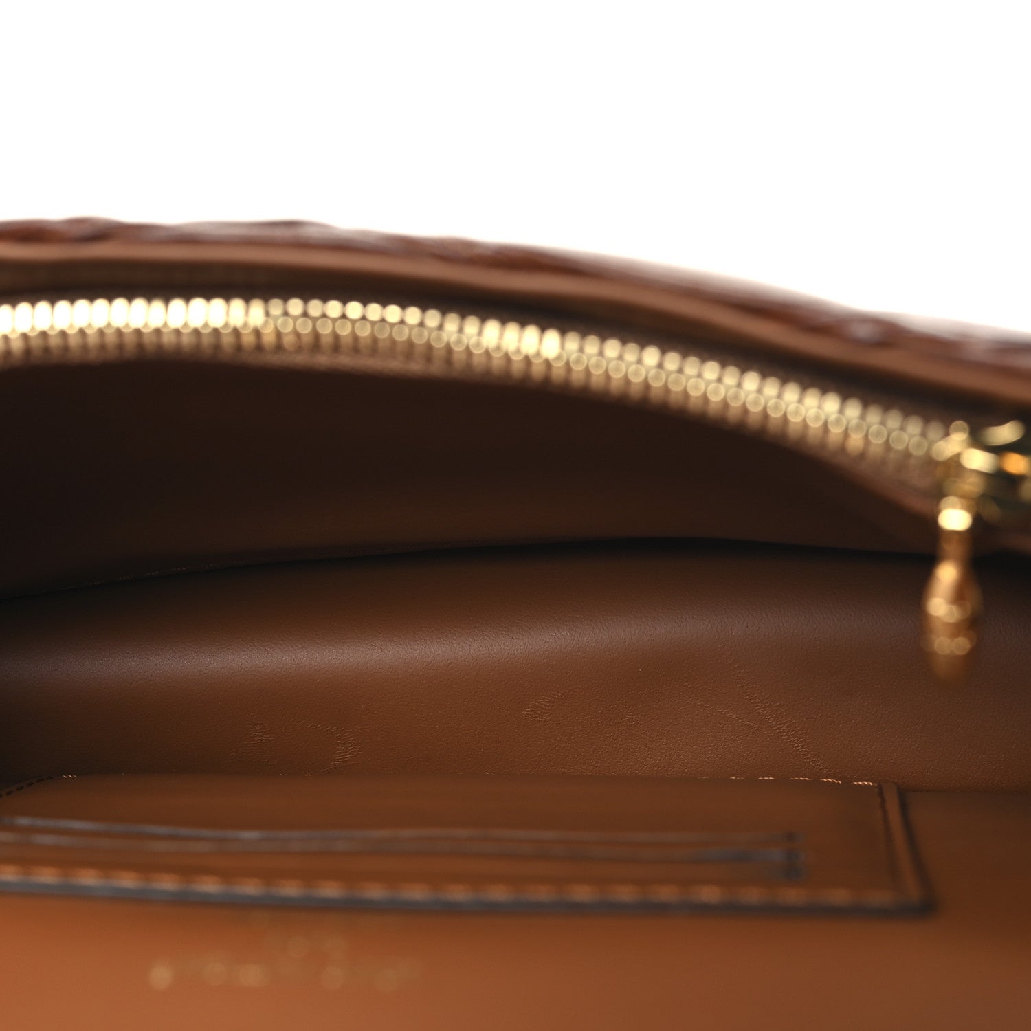 Lambskin Malletage Wallet On Chain GO-14 Tan
