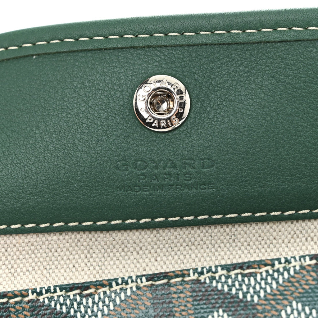 Goyardine Reversible Mini Anjou Green