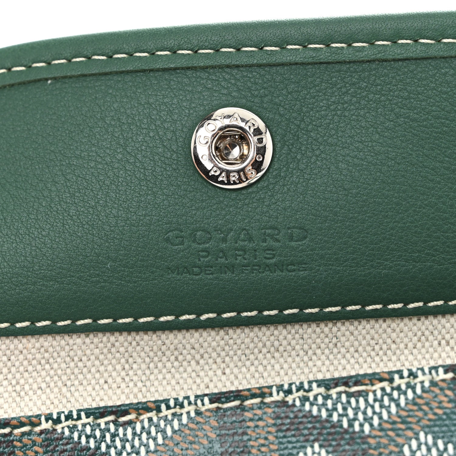Goyardine Reversible Mini Anjou Green